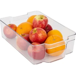 Gifi Bac rangement frigo 5,8L plastique transparent 32,5x21,5xH9cm Outlet