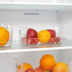 Gifi Bac rangement frigo 2L plastique transparent 20,5x14xH8,5cm Best
