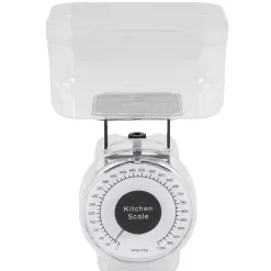 Gifi Balance de cuisine mécanique 1 kg noir transparent Sale