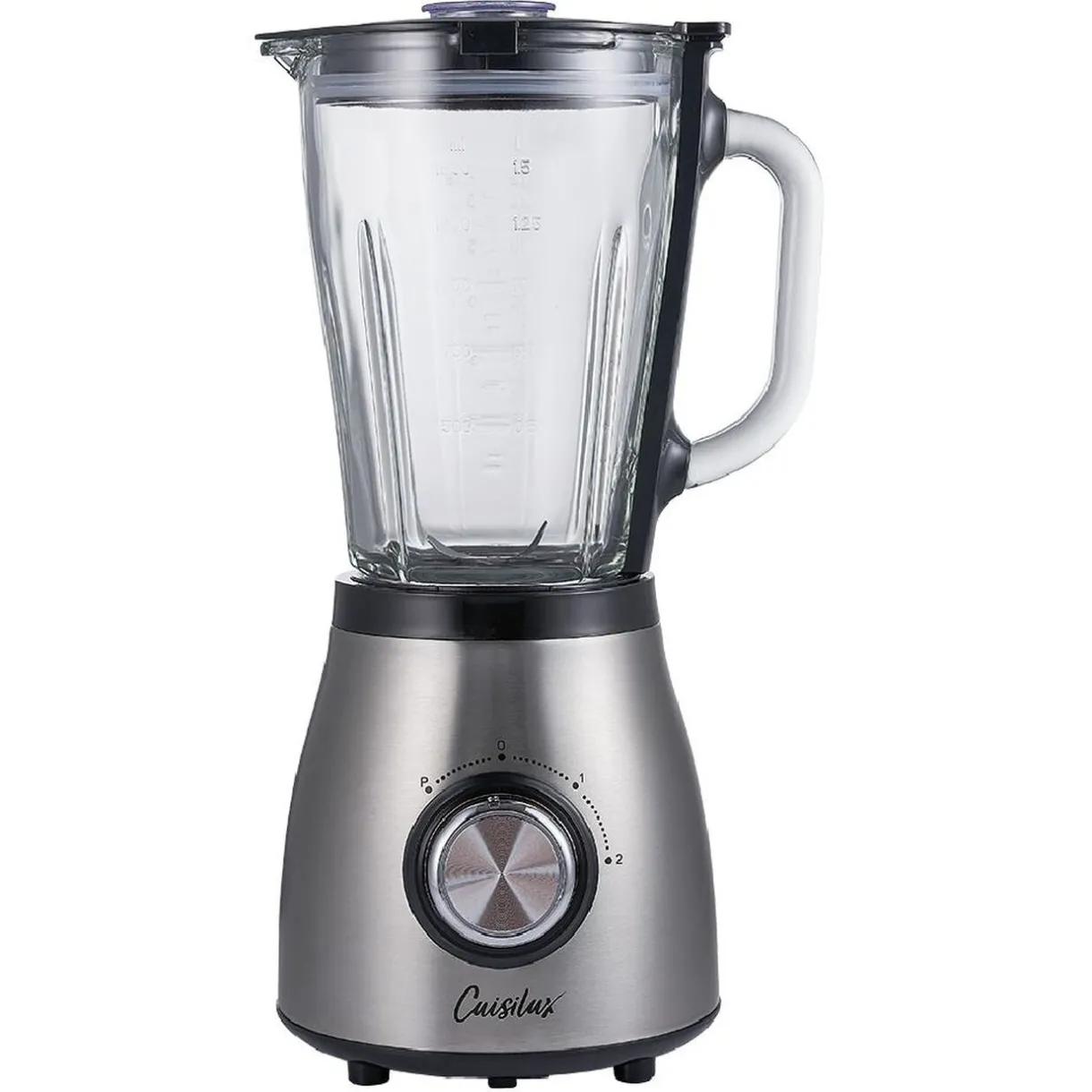 Gifi Blender en inox et bol en verre gradué 1,5 L New