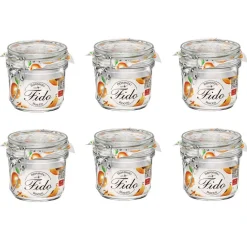 Gifi Bocal à conserve avec fermeture à clapet 350 ml x 6
