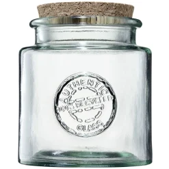 Gifi Bocal de conservation verre transparent couvercle liège 0,8L Hot