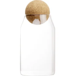 Gifi Bocal en verre avec couvercle en liège70 cl Best