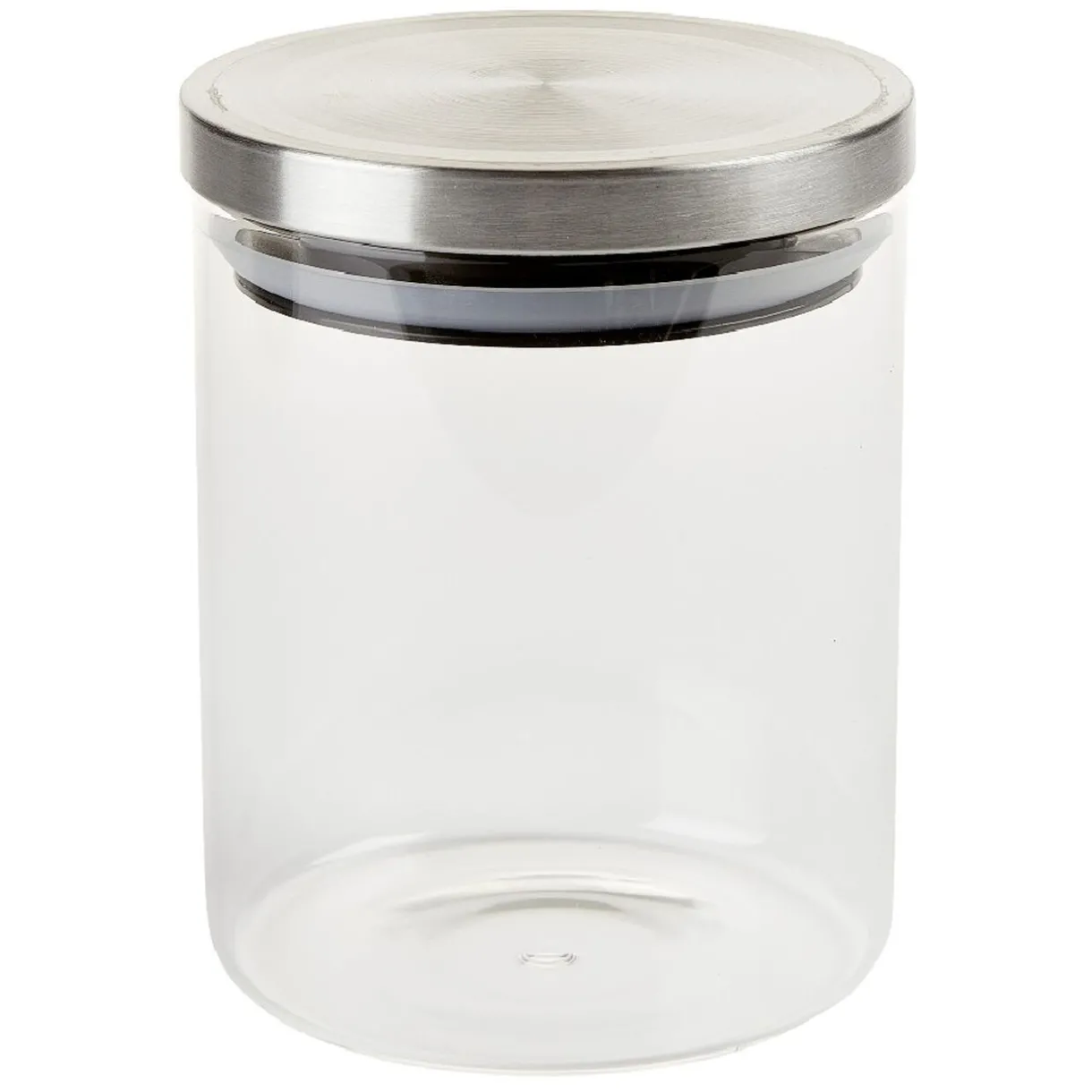 Gifi Bocal hermétique verre transparent couvercle métal silicone Outlet
