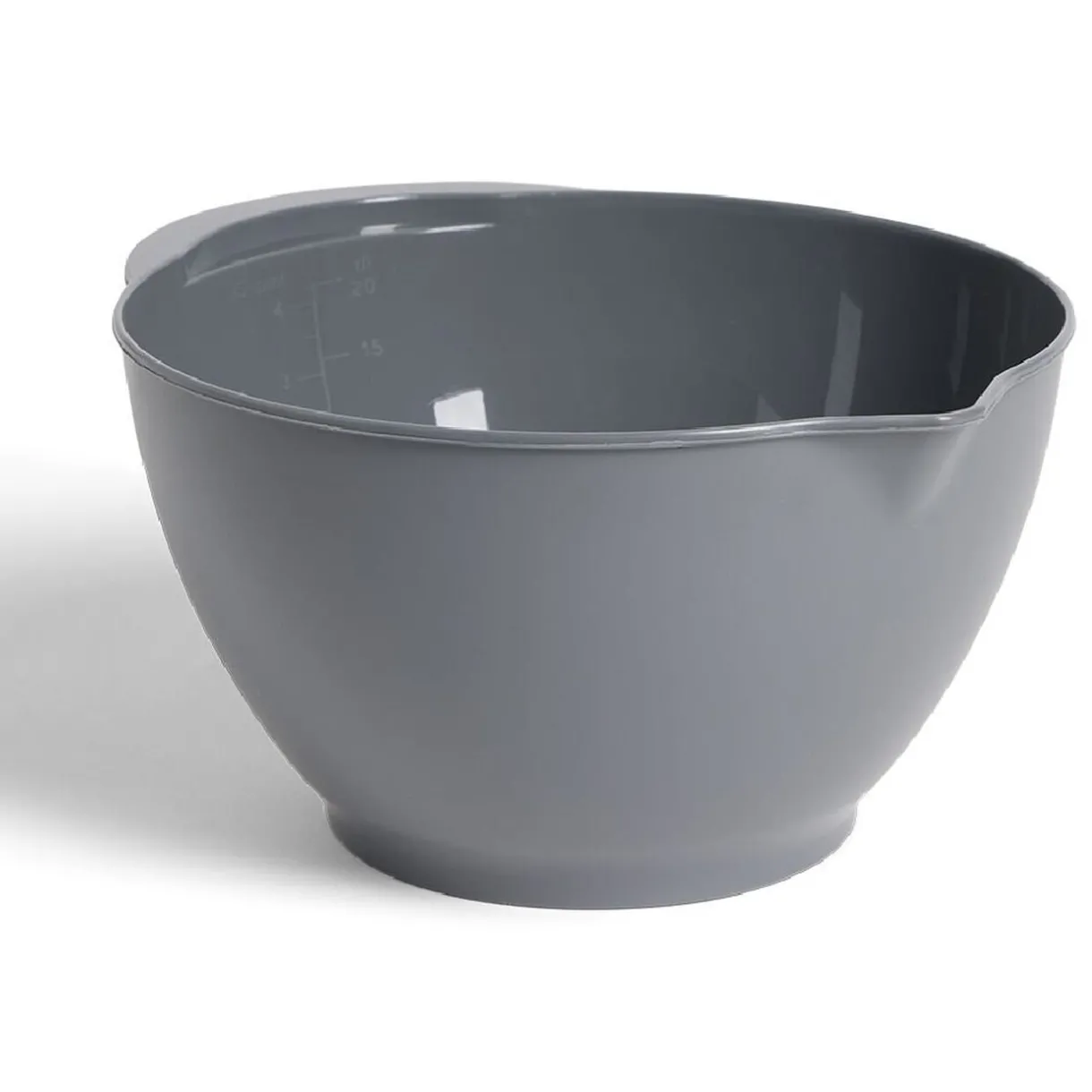 Gifi Bol à mixer en plastique gris 1,2L - Ø17,5xH8cm Clearance