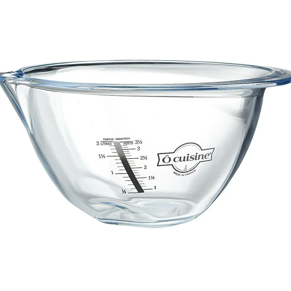Gifi Bol à mixer gradué Ocuisine verre transparent Sale