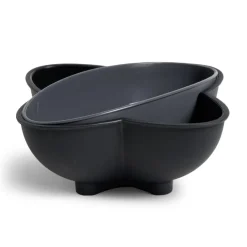 Gifi Bol apéritif avec poubelle gris Outlet