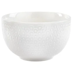 Gifi Bol embossé blanc x4