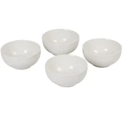 Gifi Bol en céramique uni blanc x4