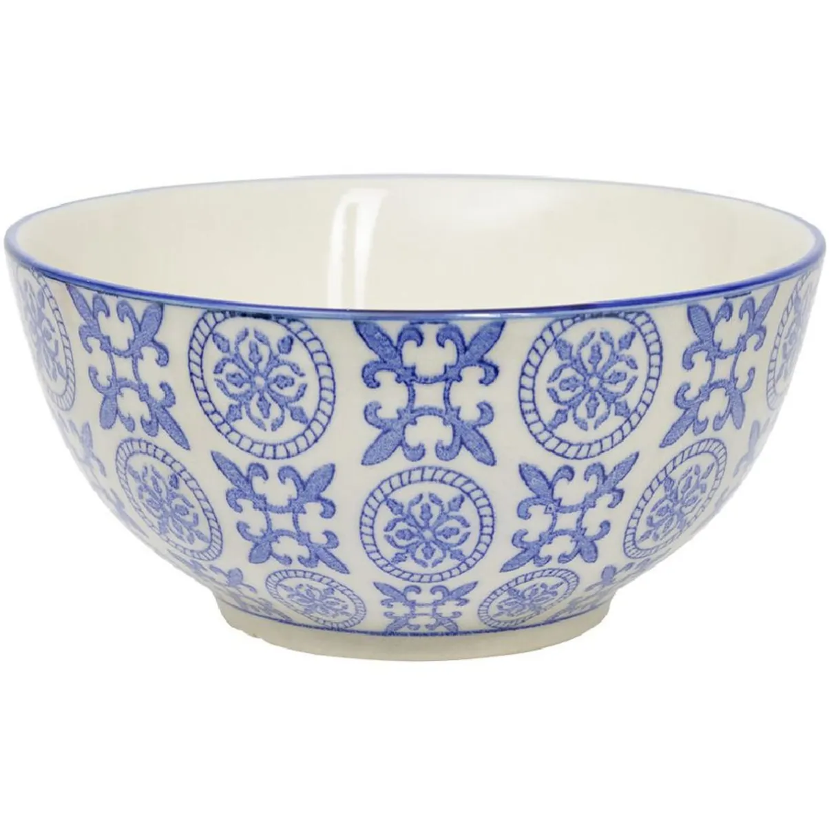 Gifi Bol en faïence motif carreau de ciment Ø11,5 cm