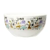 Gifi Bol en porcelaine blanc pour enfant motif animaux savane Ø14xH7cm Clearance