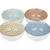 Gifi Bol japonais motif géométrique 4 couleurs x4
