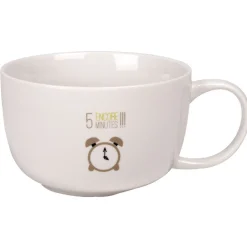 Gifi Bol jumbo blanc motif réveil