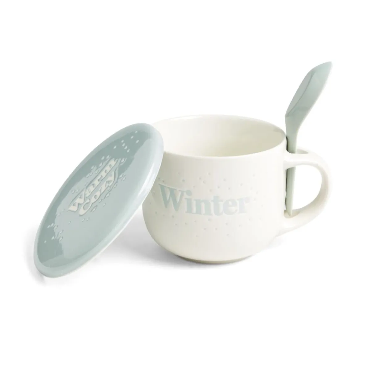 Gifi Bol jumbo 62cl avec cuillère et couvercle winter