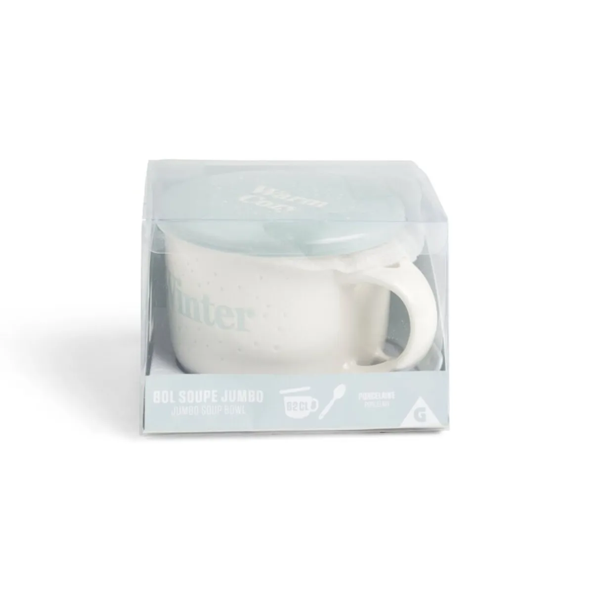 Gifi Bol jumbo 62cl avec cuillère et couvercle winter