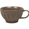 Gifi Bol jumbo taupe cotelé