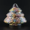 Gifi Bonbonnière en verre forme sapin Ø19,5xH28cm Discount
