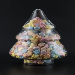 Gifi Bonbonnière en verre forme sapin Ø19,5xH28cm Discount