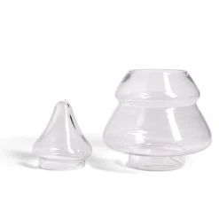Gifi Bonbonnière en verre forme sapin Ø19,5xH28cm Discount