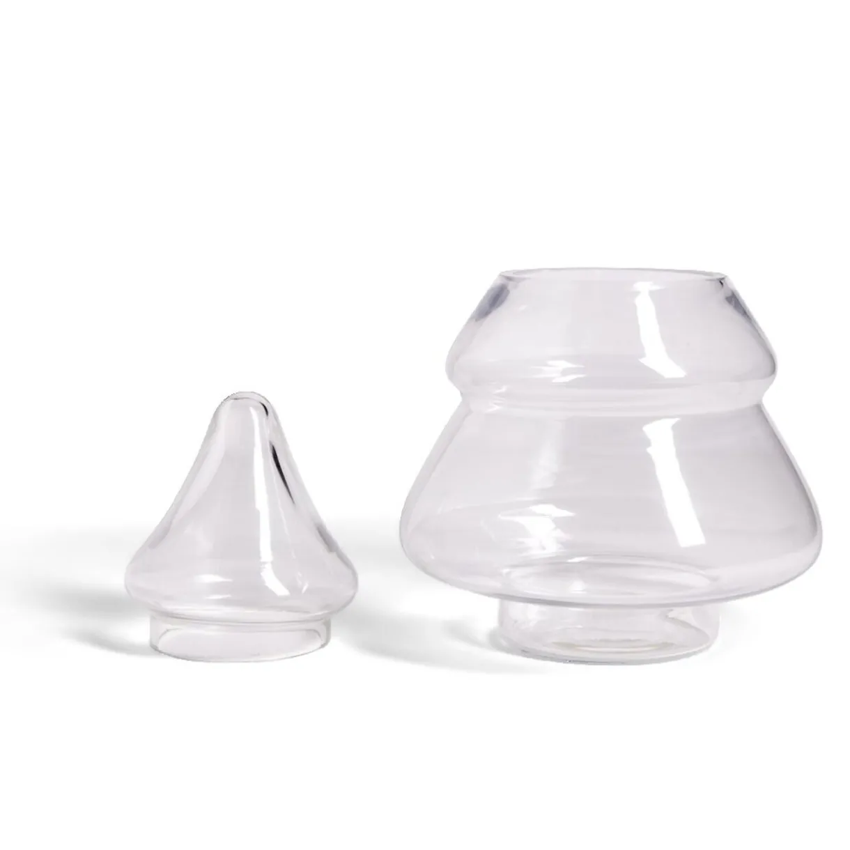 Gifi Bonbonnière en verre forme sapin Ø19,5xH28cm Discount