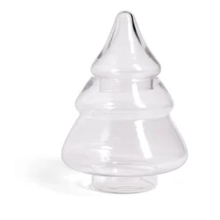 Gifi Bonbonnière en verre forme sapin Ø19,5xH28cm Discount
