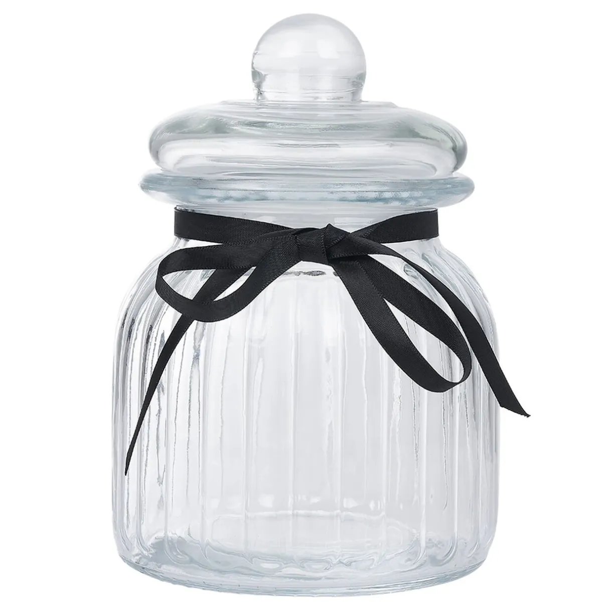 Gifi Bonbonnière en verre transparent 1,6L Discount