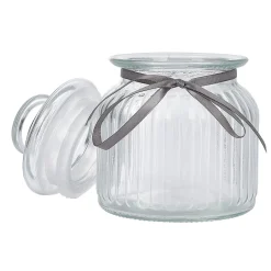 Gifi Bonbonnière en verre transparent 0,6L New