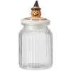 Gifi Bonbonnière transparente couvercle déco citrouille Halloween 1L Discount