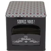 Gifi Boîte à biscuits carrée design "Servez-vous - Chez Violette" Online