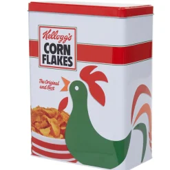 Gifi Boîte à céréales en métal Kellogg's Corn flakes motif coq