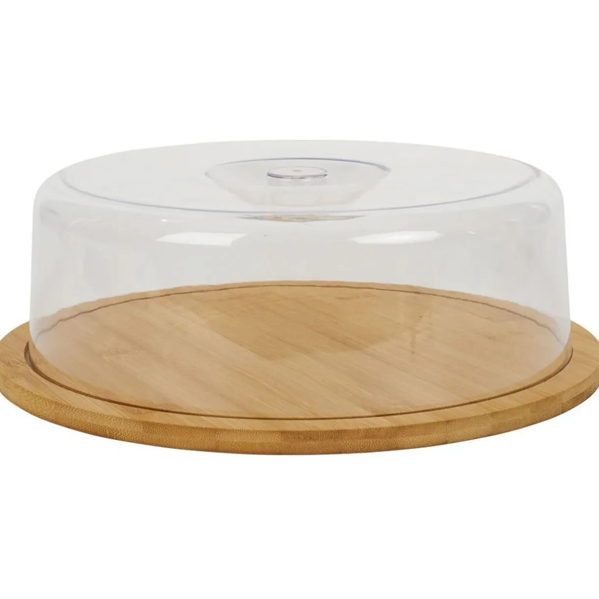 Gifi Boîte à fromage bambou et plastique Ø28,5xH9cm Discount