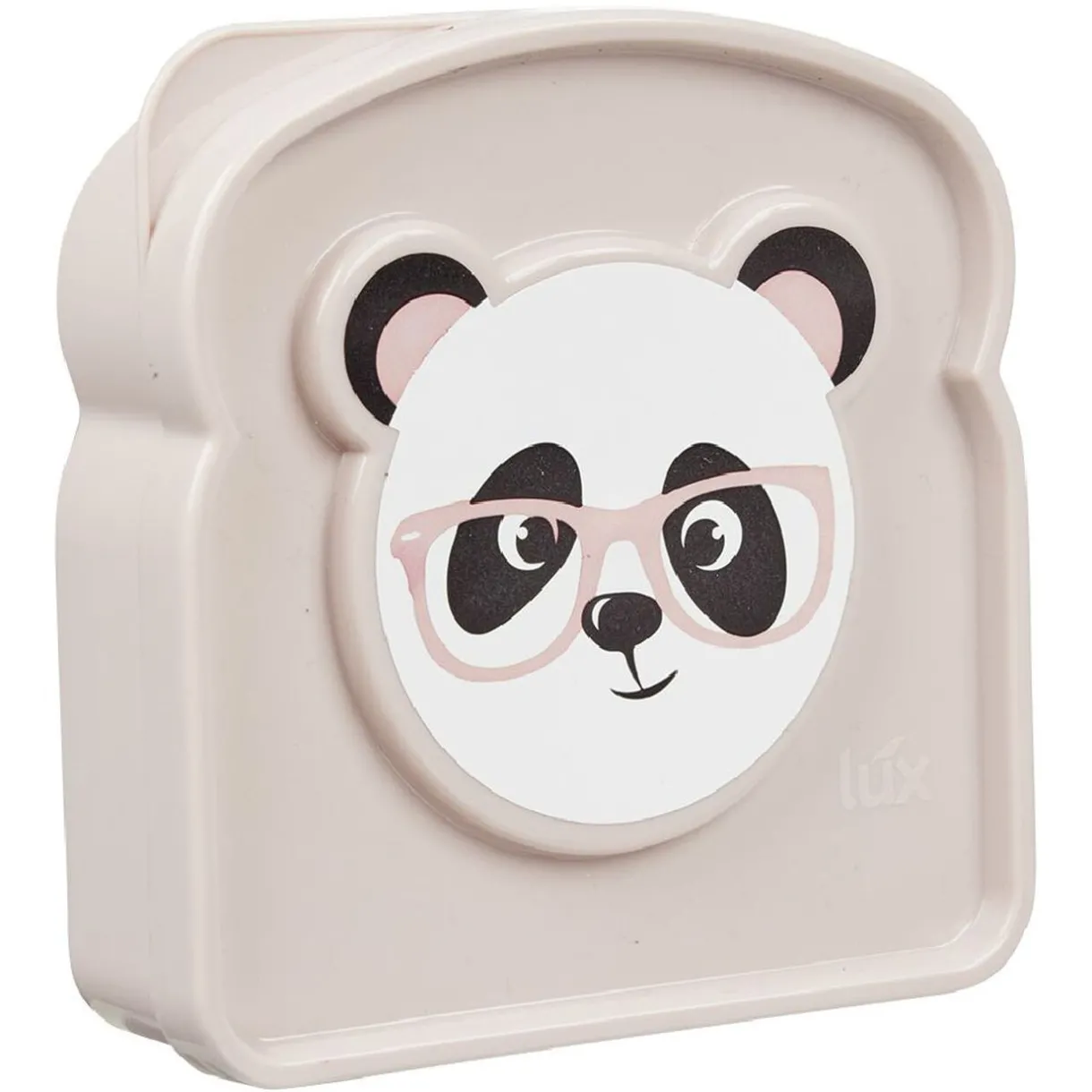 Gifi Boîte à goûter enfant design panda bleu ou rose Discount