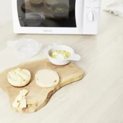 Gifi Boîte à oeuf pour cuisson micro-ondes 17,5x11,5cm Outlet