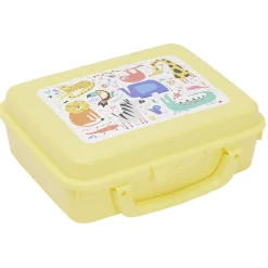 Gifi Boîte à sandwich rectangulaire avec anse plastique vert 16x20xH7cm Clearance