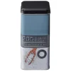 Gifi Boîte à sel carrée en métal décorée bleu gris Sale