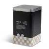 Gifi Boîte à sucre en métal noir design Sugar - 10,7x10,7xH.17,5cm Clearance