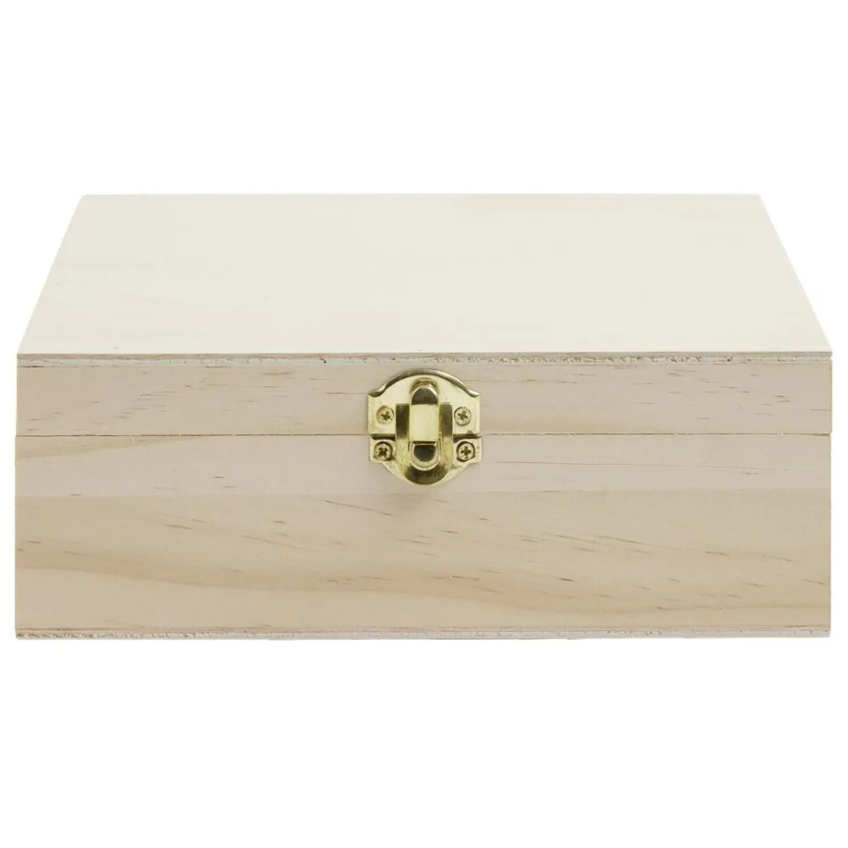 Gifi Boîte à thé en bois à personnaliser 20xH7x15cm New