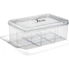 Gifi Boîte à thé plastique transparent 21,5x15x8,5cm Clearance