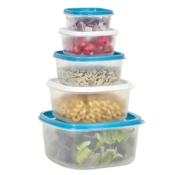 Gifi Boîte alimentaire carrée empilable x6 Best