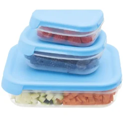 Gifi Boîte alimentaire couvercle bleu Discount
