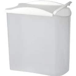 Gifi Boîte alimentaire empilable transparente et blanche 1,25 L
