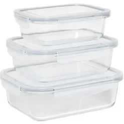 Gifi Boîte alimentaire en verre x3 Best