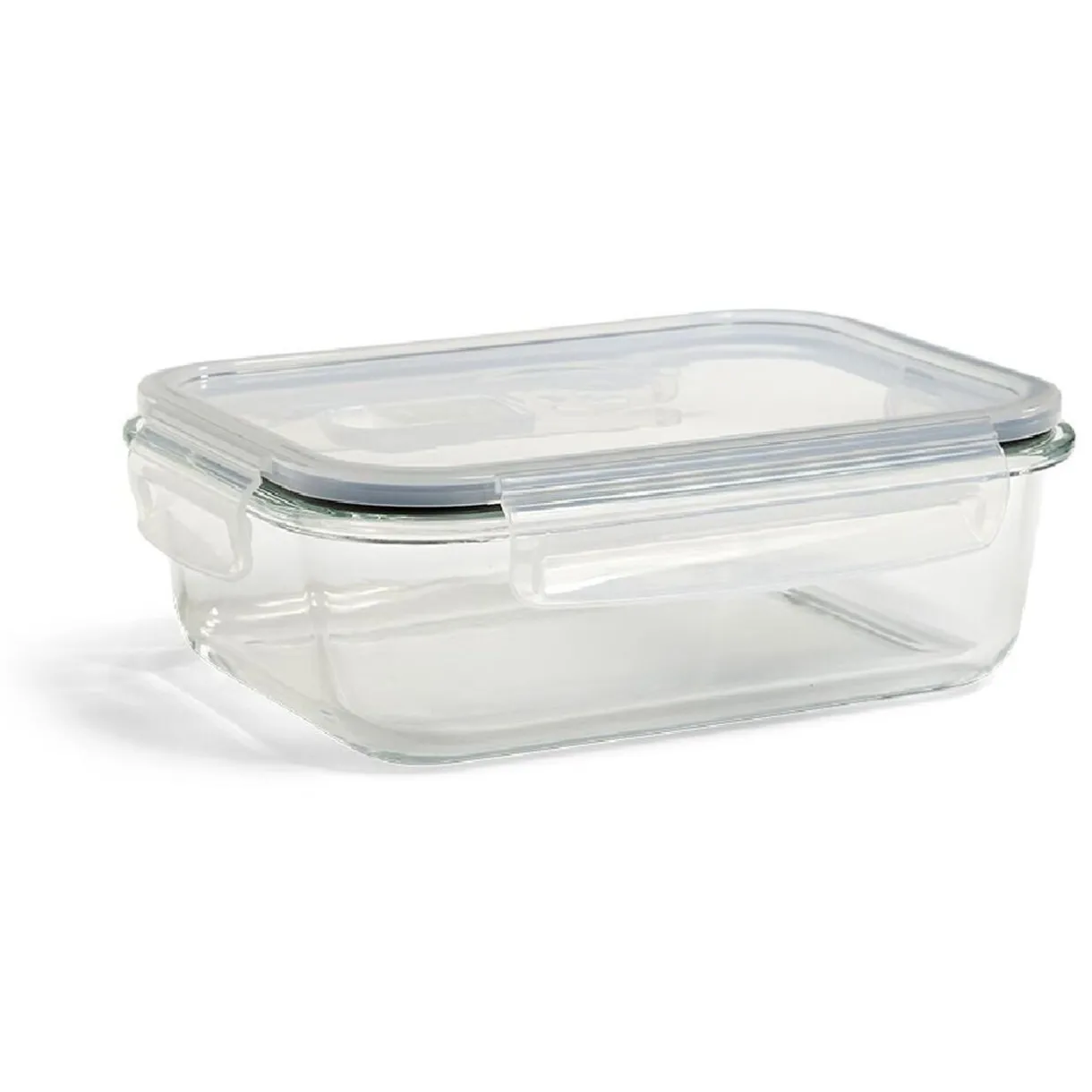 Gifi Boîte alimentaire en verre avec couvercle plastique à clips 1,1L New