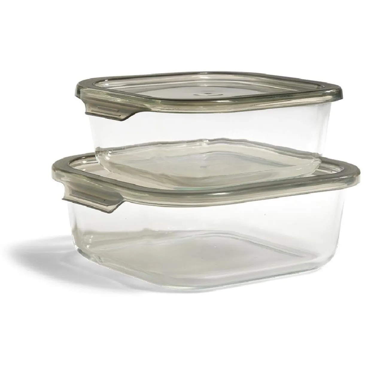 Gifi Boîte alimentaire en verre avec couvercle en plastique 800ml Clearance
