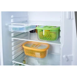 Gifi Boîte alimentaire hermétique avec panier fraîcheur 4 L vert Discount