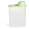 Gifi Boîte alimentaire plastique transparent et vert 2,5L Outlet