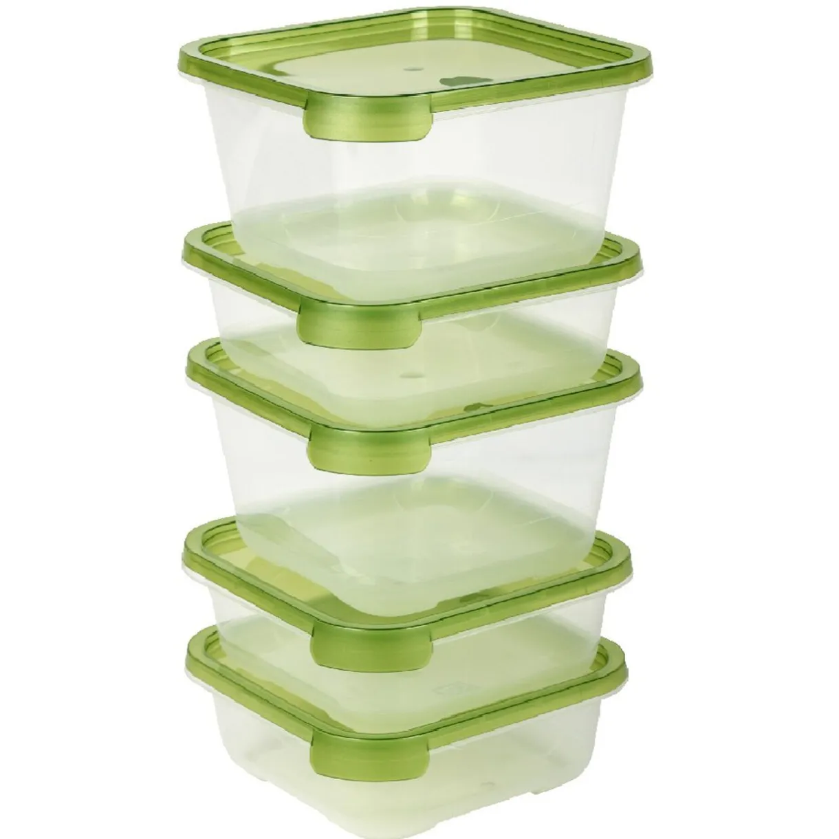 Gifi Boîte alimentaire transparente et verte x5 Online