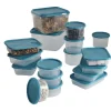 Gifi Boîte de conservation alimentaire bleu x 17 Sale