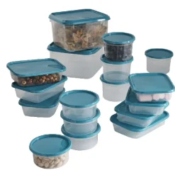 Gifi Boîte de conservation alimentaire bleu x 17 Sale