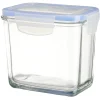 Gifi Boîte de conservation en verre hermétique L14xl11,9xH9,4 cm
